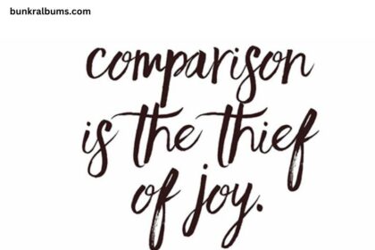 Comparison Is the Thief of Joy